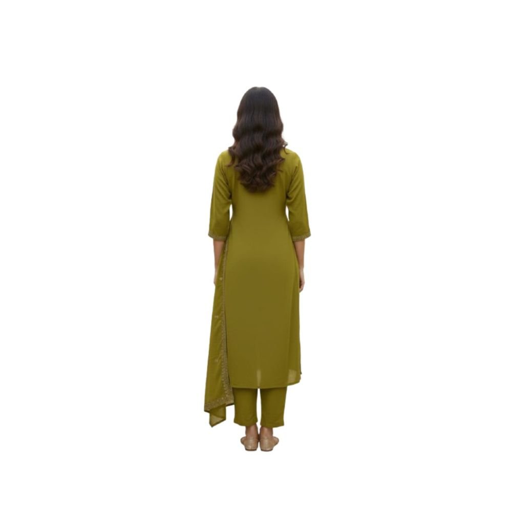 Flyer Kurti pant set with dupatta4