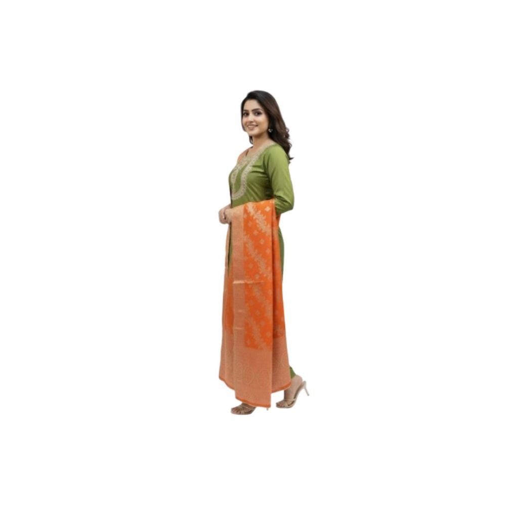 Kurti pant set with dupatta 3