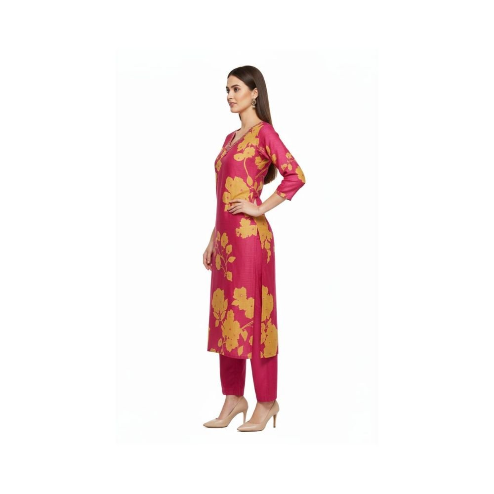 Kurti pant set with dupatta 3
