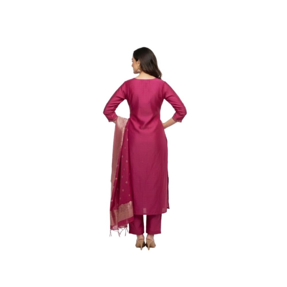 Kurti pant set with dupatta 4