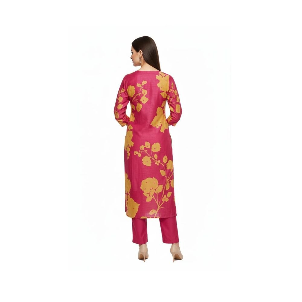 Kurti pant set with dupatta 4