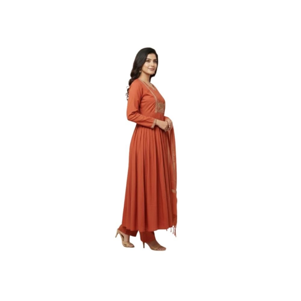 Kurti pant set with dupatta3